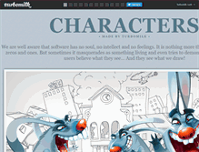 Tablet Screenshot of characters.turbomilk.com